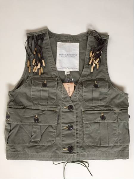 RALPH LAUREN ラルフローレン デニム&サプライ ビンテージ仕様ベスト 新品未使用品 紙タグ付き DENIM&SUPPLY 2nd f&e アメカジ オールド
