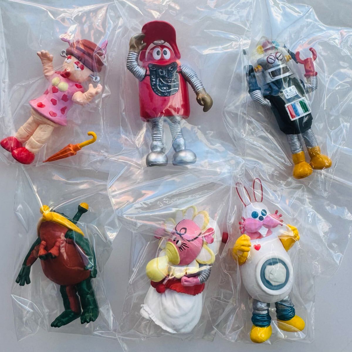 がんばれロボコン!!　ガシャポン　当時物 HG がんばれロボコン⑤ 全6種] ガシャポンHG,ロボちゃん,ロボメロ