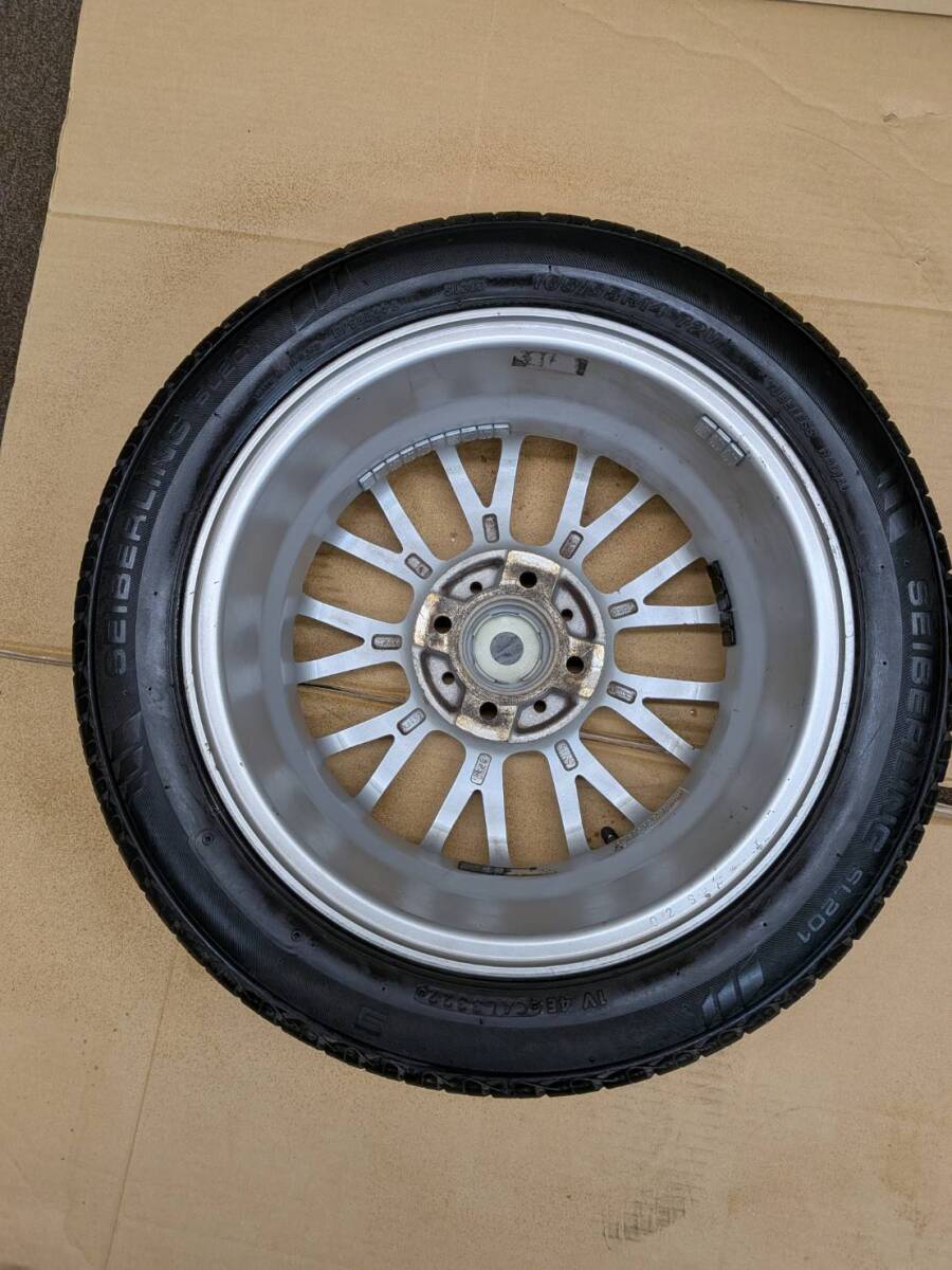 ★千葉市川発★送料着払い★引取OK★アルミ★S-HOLD165/55R14★ブリヂストン★SEIBERLING SL201★ ２3年37週★4本セット★引取OK★_6