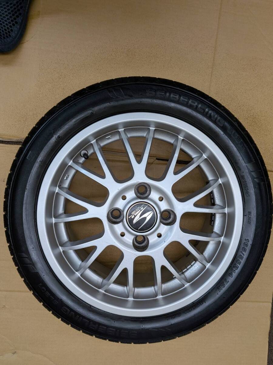 ★千葉市川発★送料着払い★引取OK★アルミ★S-HOLD165/55R14★ブリヂストン★SEIBERLING SL201★ ２3年37週★4本セット★引取OK★_7