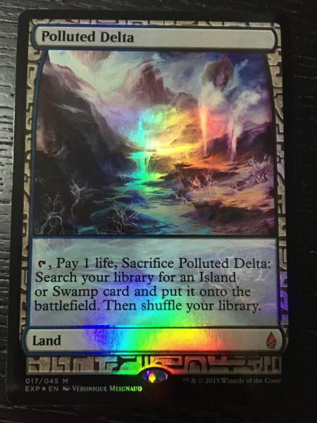 汚染された三角州　プレミアム神話foil戦乱のゼンディカー 数量1