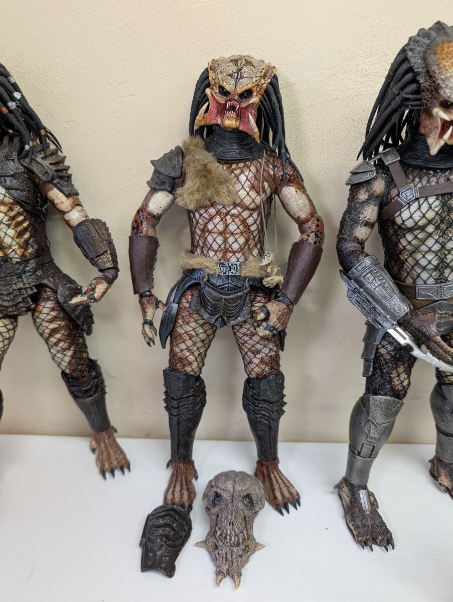 ◎【7体セット】HOT TOYS PREDATOR プレデター 35cm Fox フィギュア