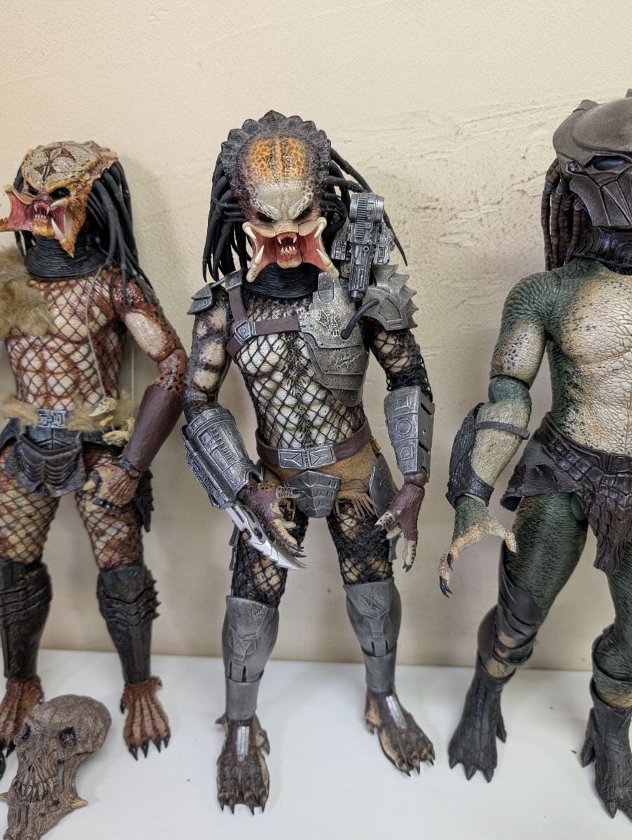 ◎【7体セット】HOT TOYS PREDATOR プレデター 35cm Fox フィギュア