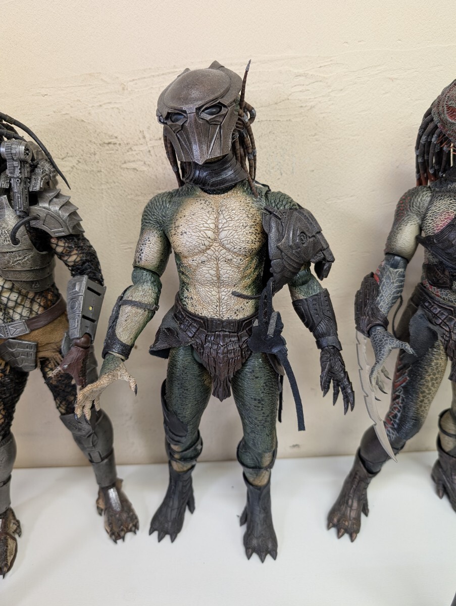 ◎【7体セット】HOT TOYS PREDATOR プレデター 35cm Fox フィギュア