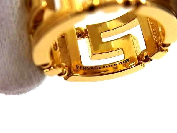 1円 □美品□ VERSACE ヴェルサーチ リング 指輪 アクセサリー 表記