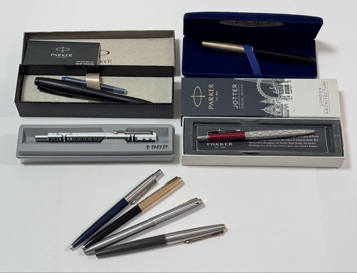 AZ-983 PARKER パーカー 万年筆 ボールペン 8点 PARKER51 1/10 12KGF 
