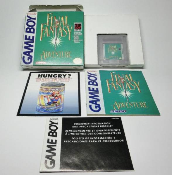 海外版GB ファイナルファンタジー外伝 聖剣伝説 箱説付 レア