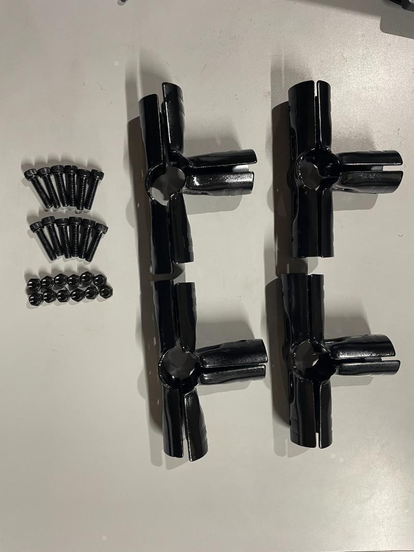 イレクターパイプ　アタッチメント　メタルジョイント　4個 　HJ-3と互換性_1