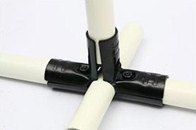 イレクターパイプ　アタッチメント　メタルジョイント　4個 　HJ-3と互換性_2