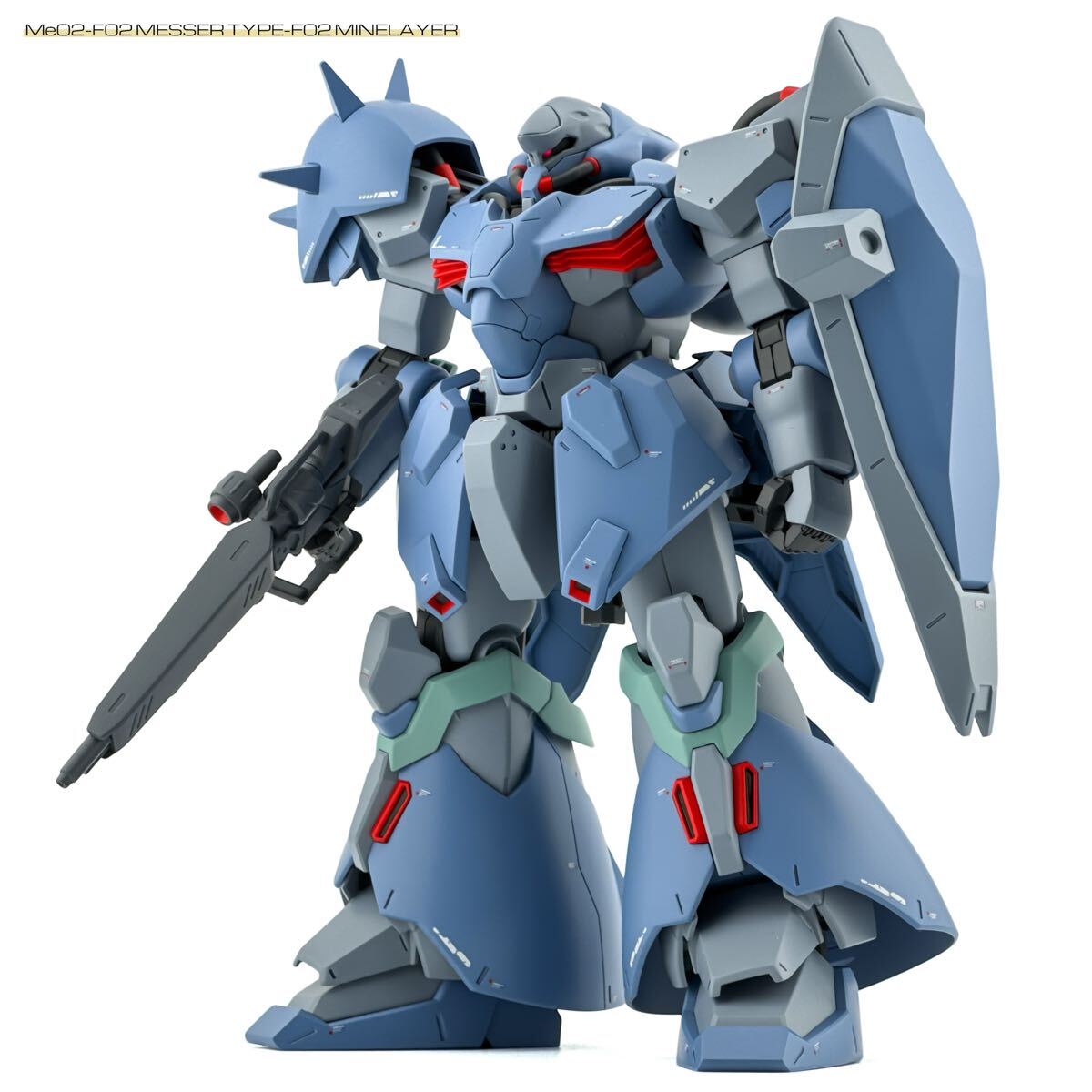 HG 1/144 メッサーF02型 マインレイヤー装備 塗装済 完成品 ガンプラ_2