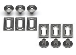 【j203】チタン製 シマノ SPD-SL クリート用ボルト ワッシャー 軽量 ペダル