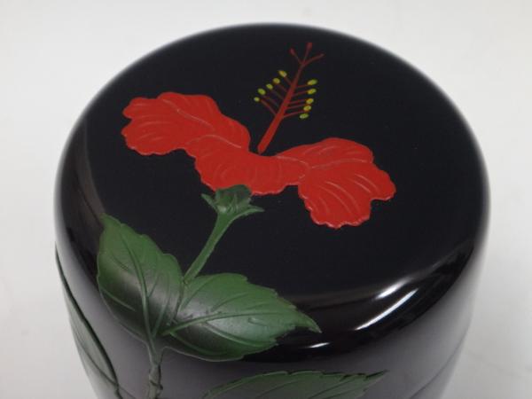 棗 茶道具 - ハイビスカス 琉球漆器(リュウキュウシッキ) 茶器 2026年 