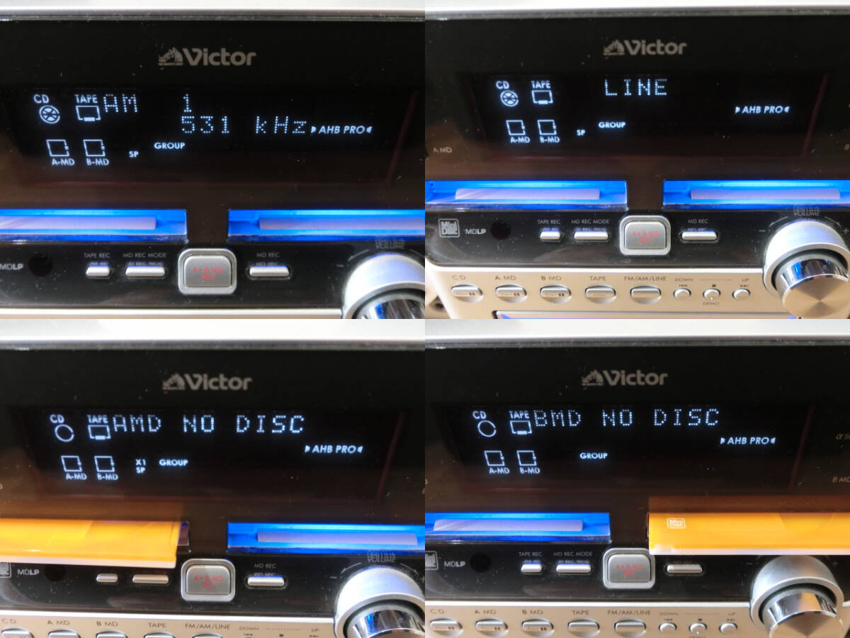 JVCKENWOOD Victor ビクター マイクロコンポーネントMDシステム UX