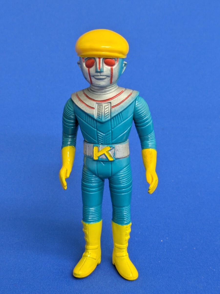 ☆ポピー ロボット刑事 K ソフビ 当時物 ハンチング付☆昭和レトロ