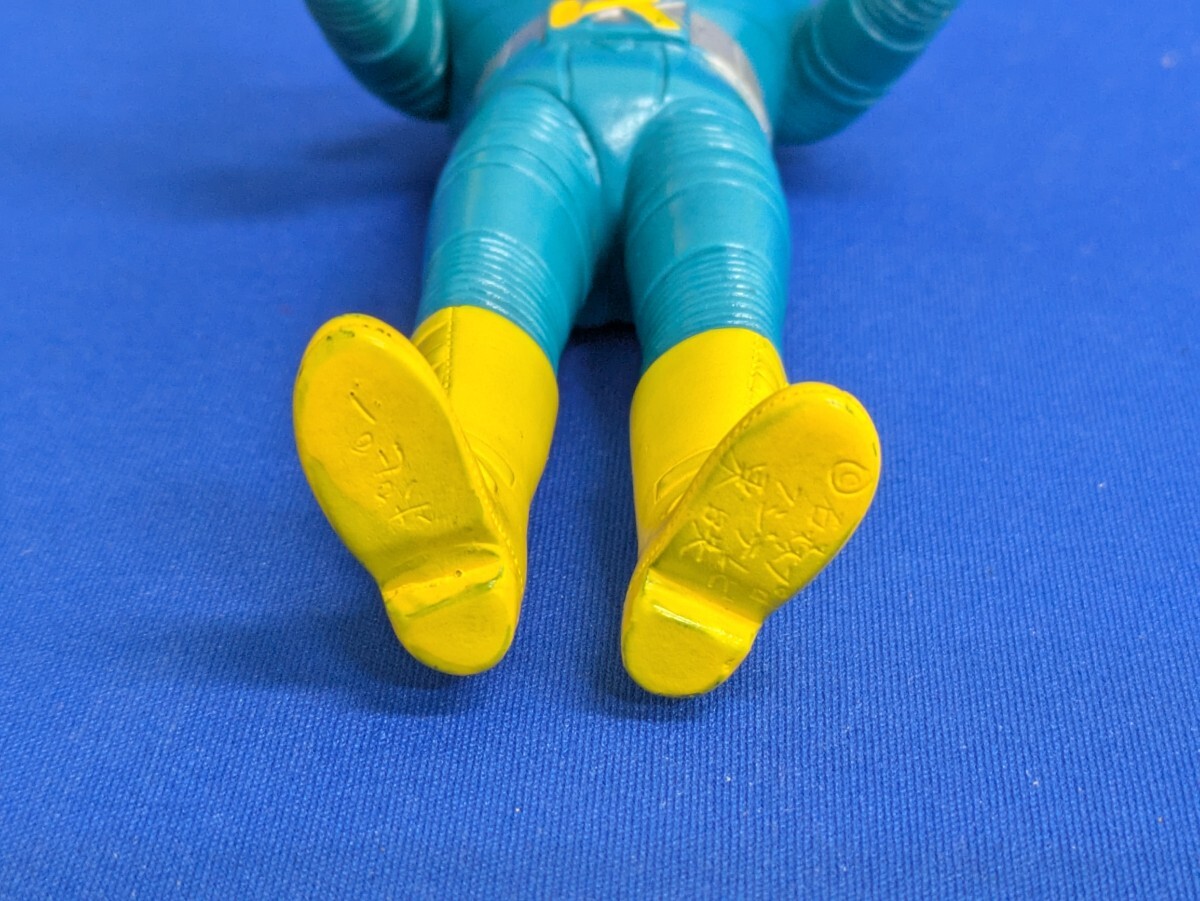 ☆ポピー ロボット刑事 K ソフビ 当時物 ハンチング付☆昭和レトロ 