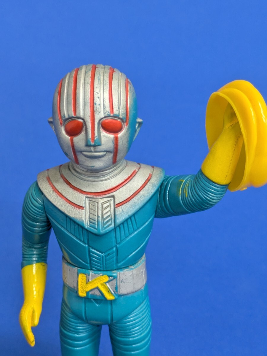 ☆ポピー ロボット刑事 K ソフビ 当時物 ハンチング付☆昭和レトロ
