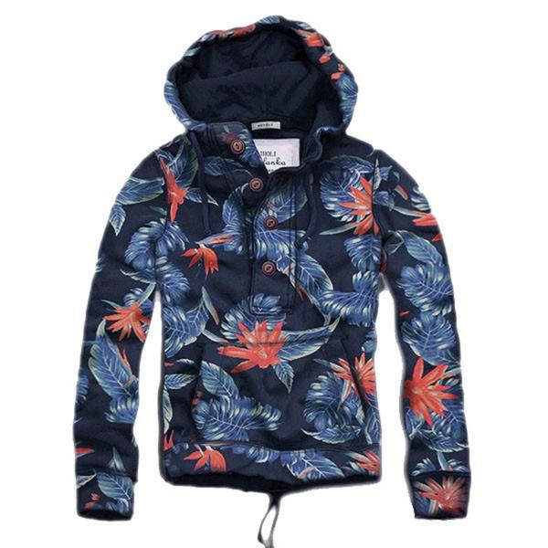 カリホリ(Cali Holi) パーカー ヘンリー メンズ 1014 青 Ssize