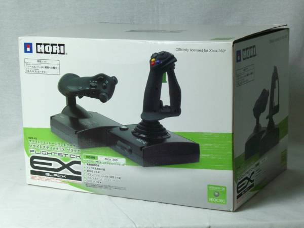 【即決有】Ｘ３６０用 フライトスティックＥＸ＋対応ソフト２本