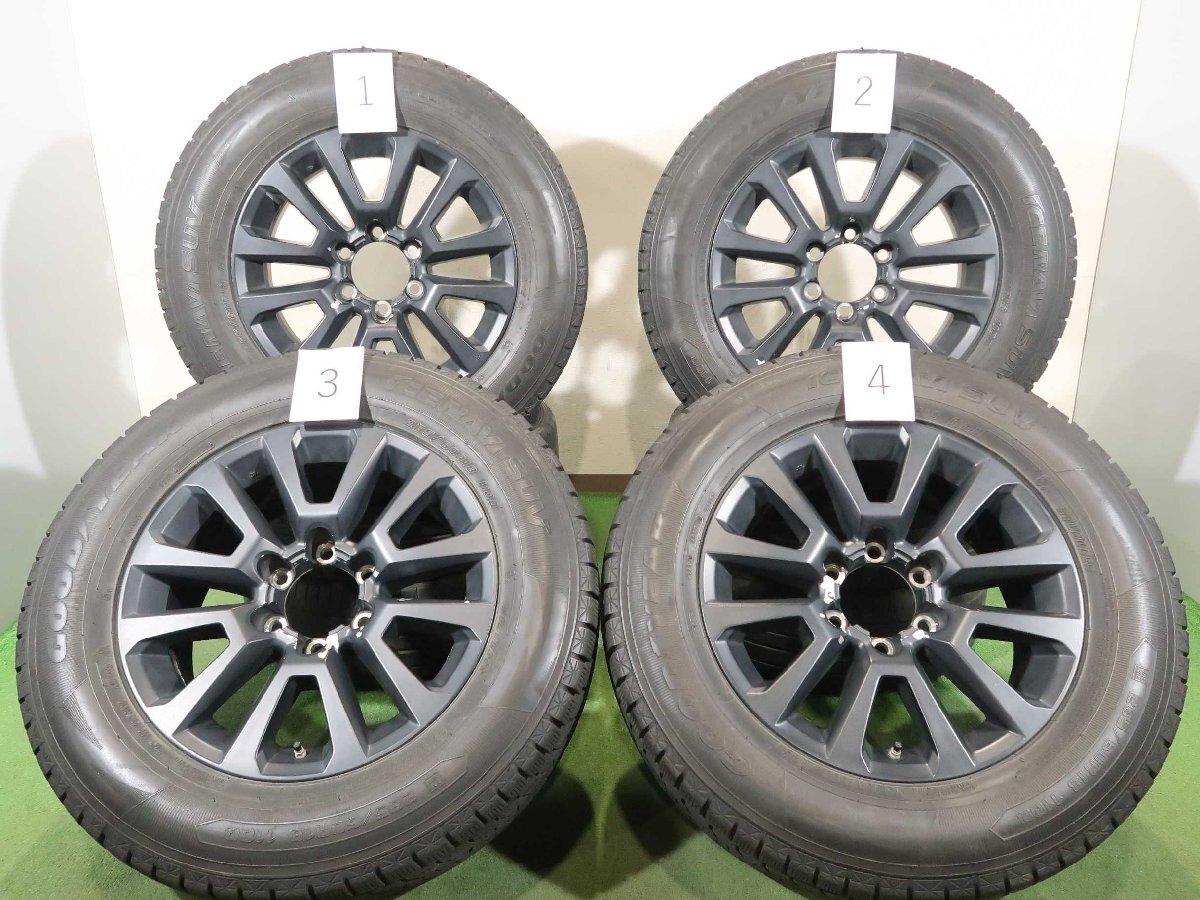 塗装品 4本 トヨタ プラド 150系 純正 18インチ 7.5J +25 6H PCD 139.7