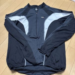 ☆dhb サイクルジャージ　ハーフジップ　長袖　メンズM-L タグなし ブラック　ロードバイ