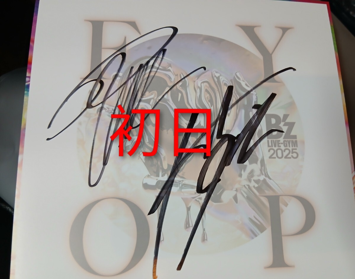 B'z サイン色紙 FYOP 直筆サイン 稲葉浩志 松本孝弘 非売品 名古屋