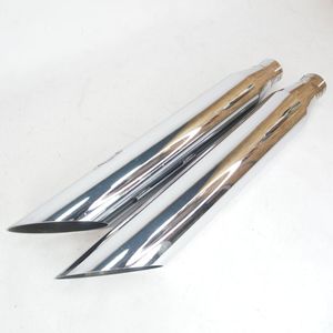 ハーレー ダイナ デイトナ スリップオンマフラー FXD GHV GDV GJV GEV スラッシュカット