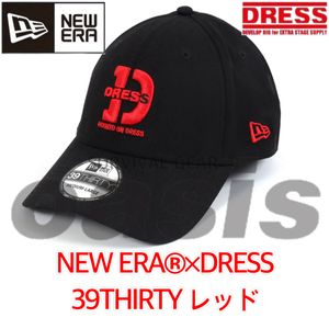 ニュウエラ キャップ ドレス NEWERA DRESS コラボキャップ ブラックｘレッド 39THIRTY フ
