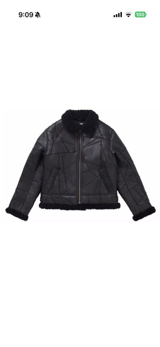 Supreme Patchwork Shearling B-3 Jacket SizeM フライトジャケット
