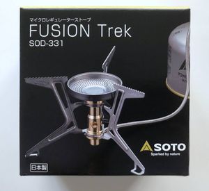 即決　送料無料　SOTO　マイクロレギュレーターストーブ FUSION Trek(フュージョントレッ