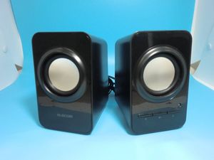 【B】エレコム　コンパクトUSBスピーカー　MS-P05UBK　良い音でますよ～♪