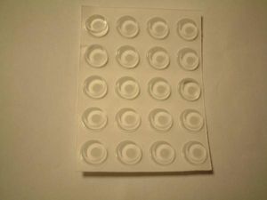 ◆３Ｍ製デッキパッド(吸着力抜群）　クリア２０粒◆