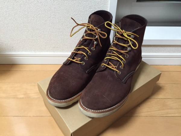 レッドウイング　REDWING　ブーツ　8164 26.5cm 茶色 スウェード