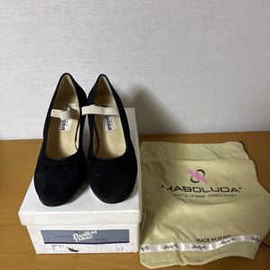 ☆A04☆ 未使用 長期保管 マリポーサ フラメンコシューズ スエード サイズ 37 23.5㎝程度