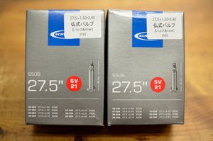 ２本セット　SCHWALBE　27.5ｘ1.5～2.4　仏式40mm　584　650Bｘ40～62mm　21SV シュワル