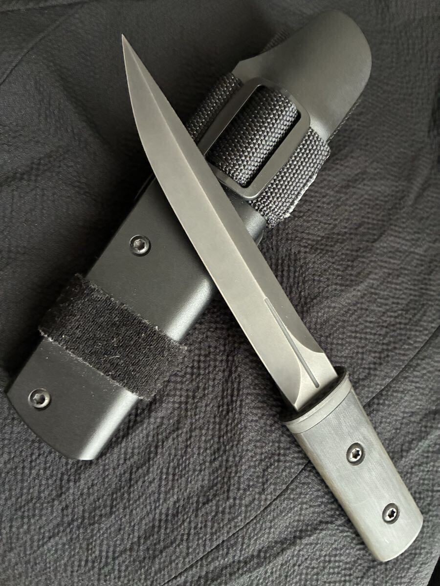 根本朋之 鎧通し(カスタムナイフ) Yoroi-doshi custom knife made by