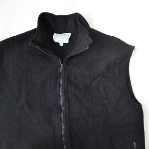 【80～90'S MADE IN PENNSYLVANIA】THE SHEEPSHOP ウールベスト XL ブラック黒 ビンテー