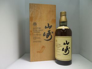 サントリー 山崎 12年 木箱のYahoo!オークション(旧ヤフオク!)の相場