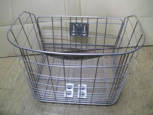 ステンレス製　自転車 前かご　 籠　サイズ：約41.5ｘ31ｘｈ27ｃｍ　　（上3）