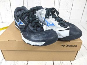 【8yt047】卓球シューズ メンズ使用 MIZUNO ミズノ 81GA231532 ウエーブメダル 7 ネイビ