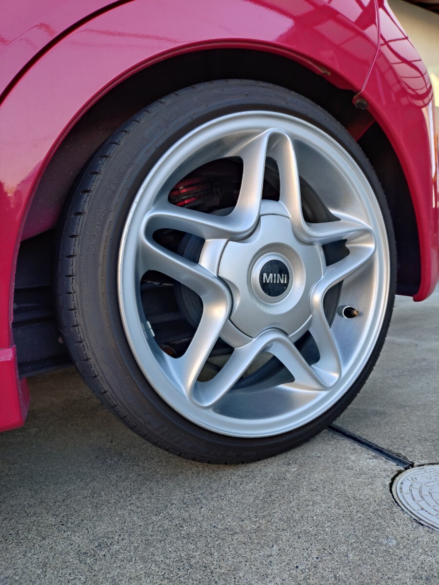 ミニクーパー MINI 純正 16インチ 6.5J +48 4H-100 バリ山 2024年製