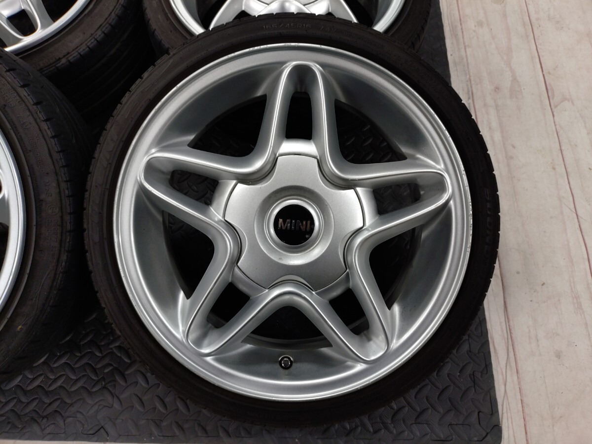 ミニクーパー MINI 純正 16インチ 6.5J +48 4H-100 バリ山 2024年製 