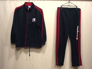 K47951　【Champion】ジュニア ジャージトップ ジャージパンツ 上下セットアップ ジュニ