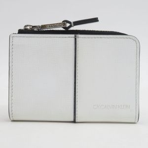 150s Calvin Klein CK カルバンクライン 本革 センター 5連 キーケース コインケース 小