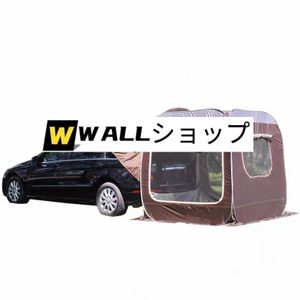 車中泊 テントリアゲート連結 登場新モデル カーサイドタープ トランクテント造 ハッチバ