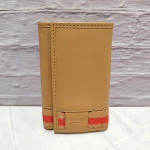 ★美品★GUCCI キーケース 6連 レザー キャメル系 グッチ 送料無料