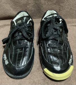 ABS社　PRO-AM ボウリングシューズ　NV-３サイズ　25.5cm左投げ用(usedAA) ブラック