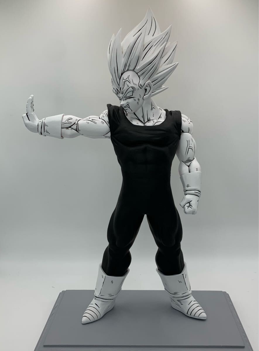 グランディスタ　ベジータ　モノクロリペイント ドラゴンボール 魔人ベジータ ベジータ 漫画風 リペイント 二次元塗装