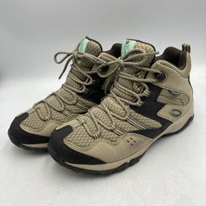 Y011 Columbia コロンビア レディース トレッキングシューズ US7 24cm 朽葉色 ブラック