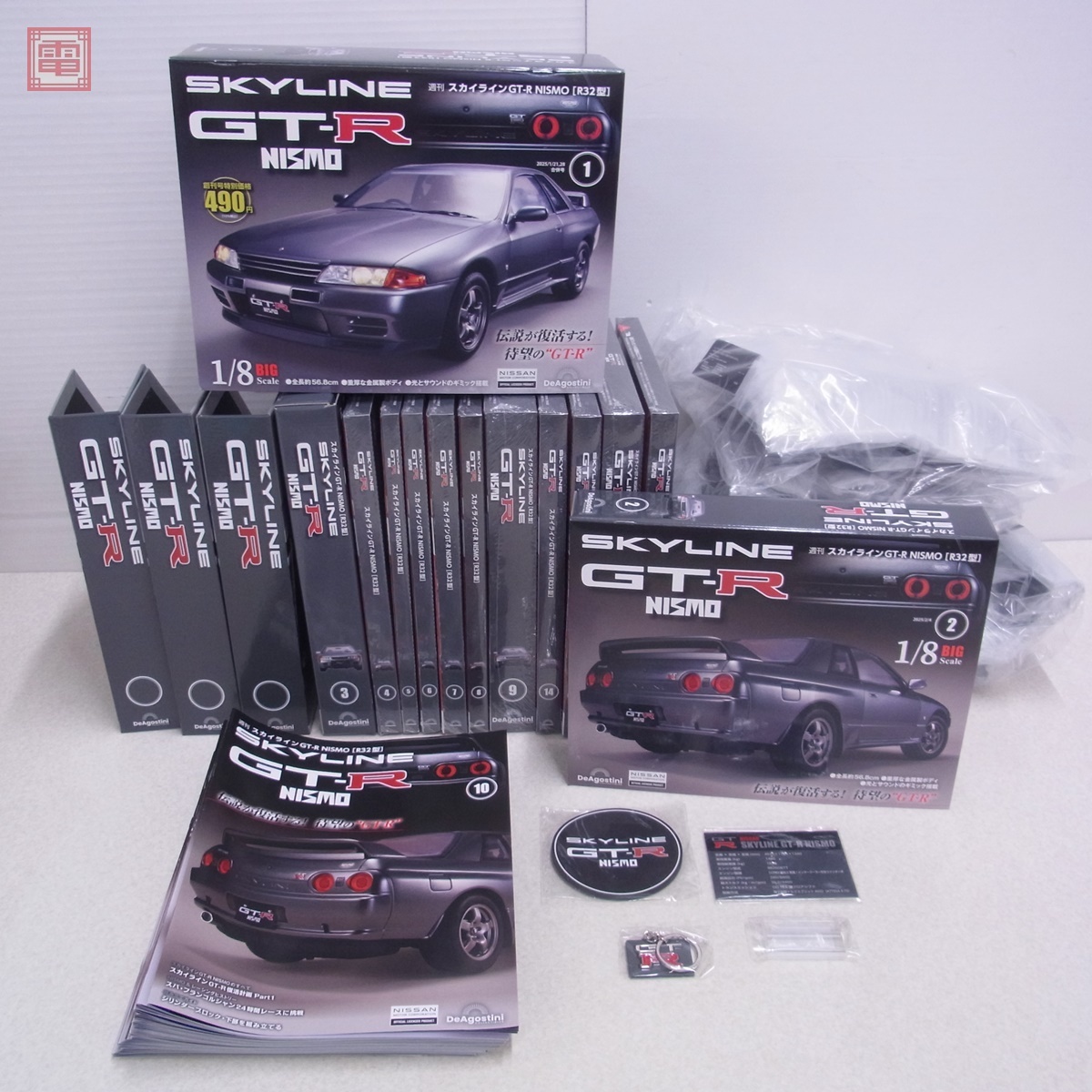 未開封 デアゴスティーニ 1/8 週刊 スカイライン GT-R NISMO R32型 第1