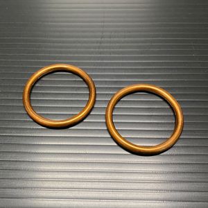 送料無料 マフラー ガスケット 2枚SET●GS400/GS400E/GSX250E/GSX400E/ザリ/ゴキ/GSX400L